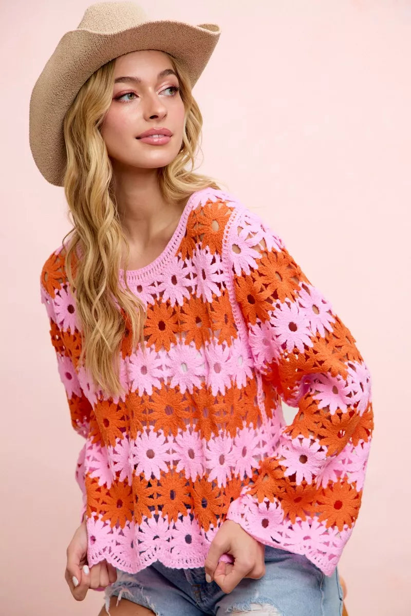 Summer crochet top full look