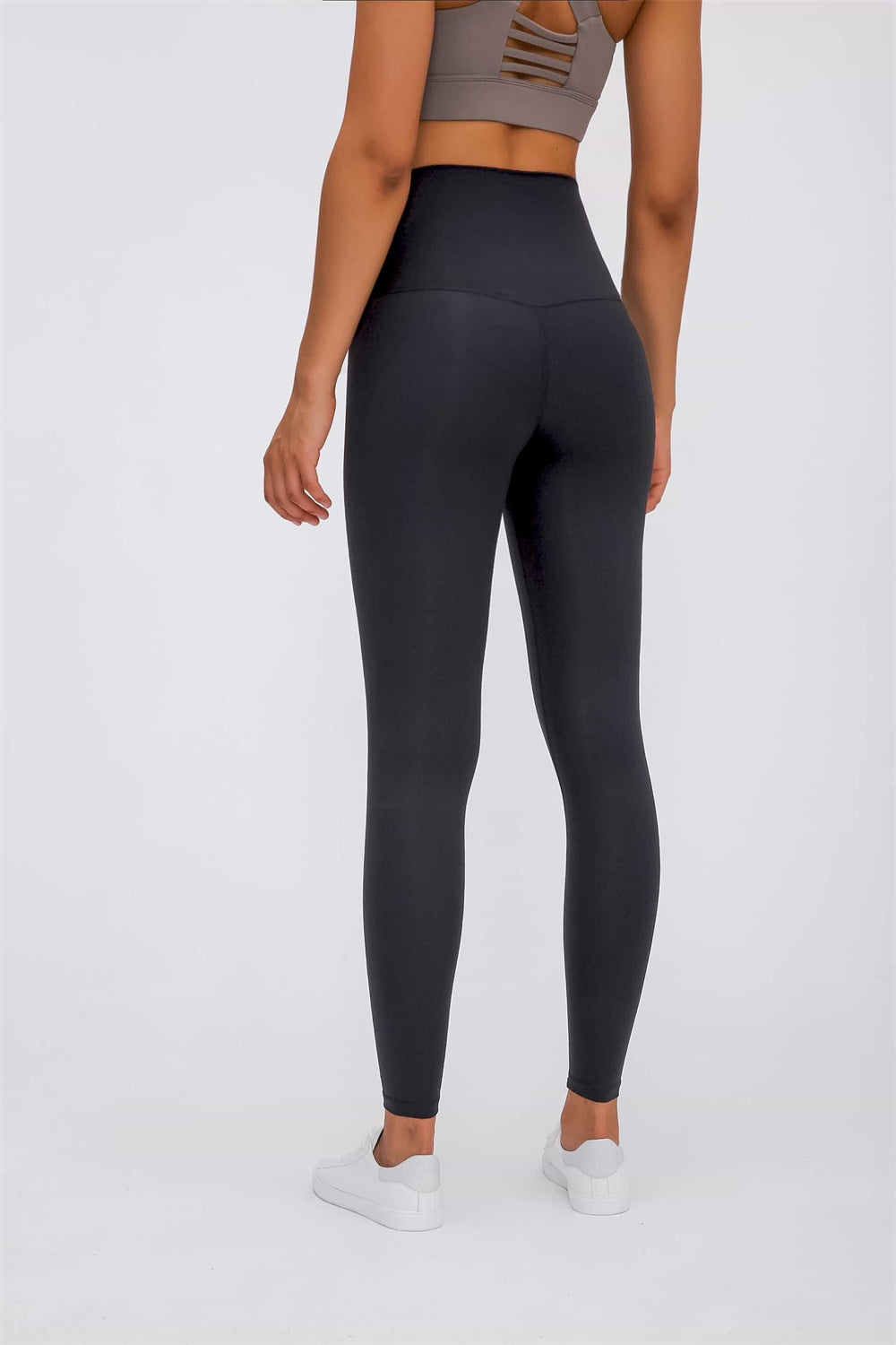 Ultra Soft High Waist Leggings side view on model