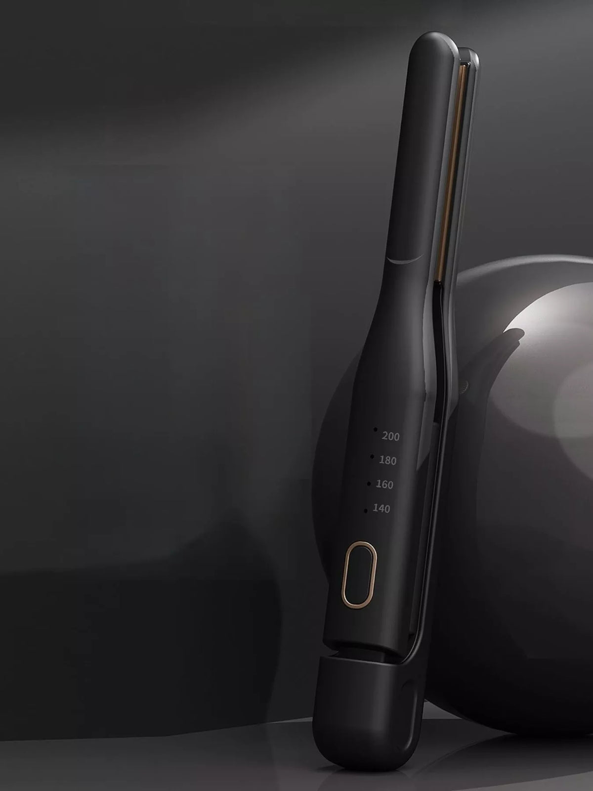 Hair straightener side profile