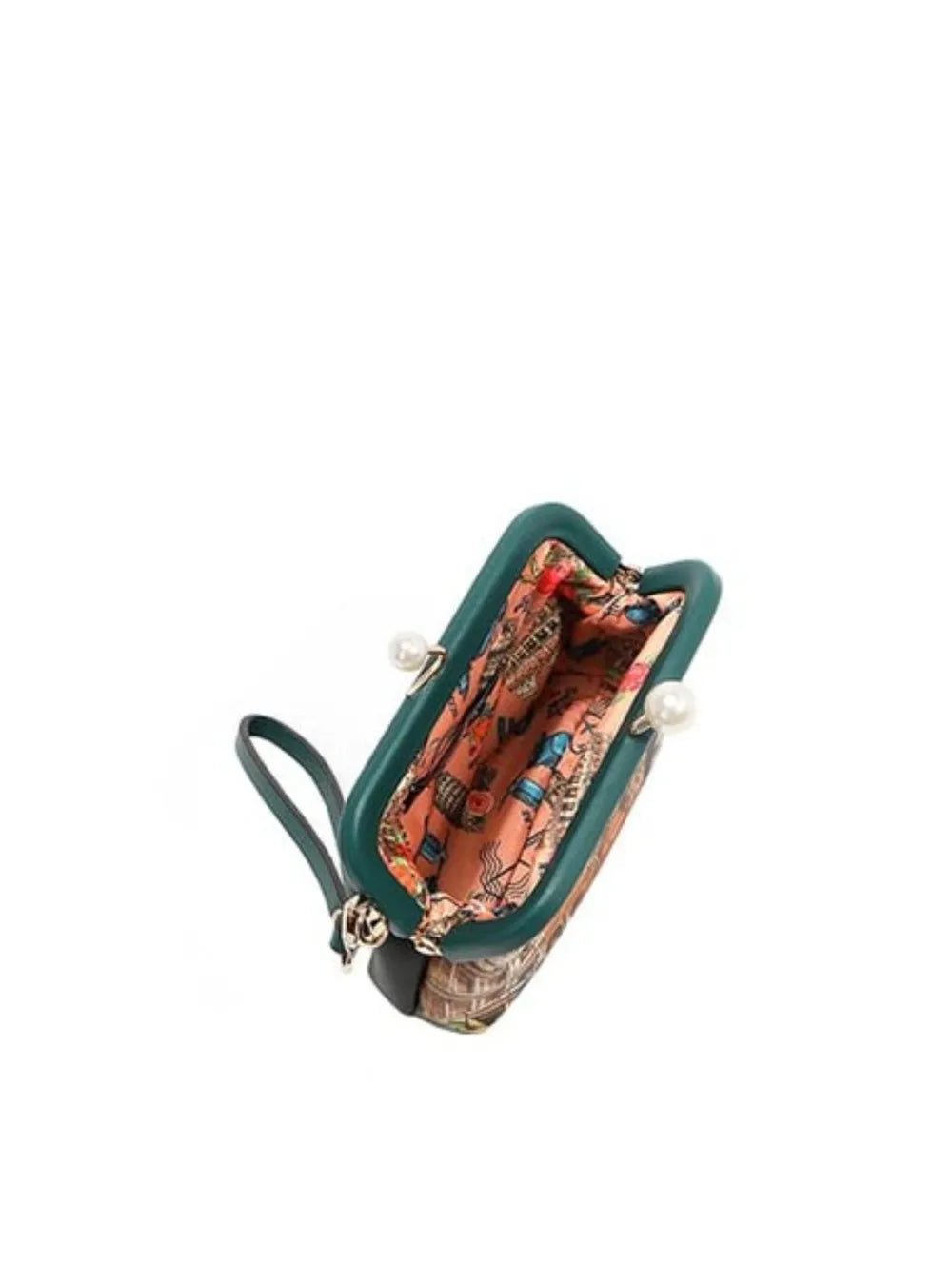 Nicole Lee USA Chelsea Pearl Kiss-Lock Coin Purse - Fashorio