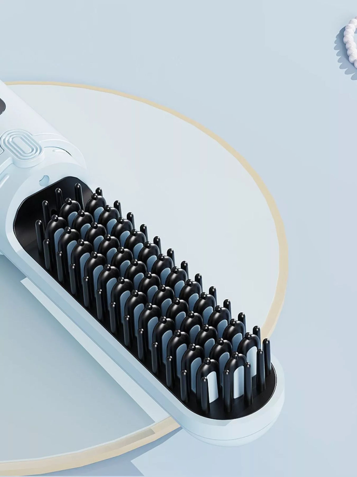 Pink straightening comb
