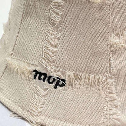 Frayed Edge Bucket Hat - Fashorio
