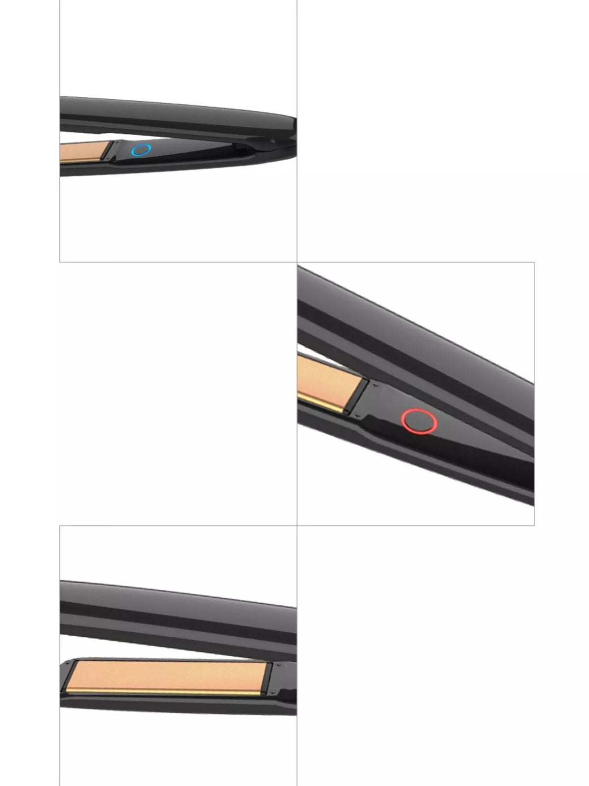 Straightener in black color