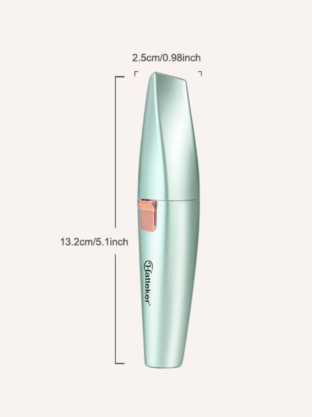 Epilator side profile view