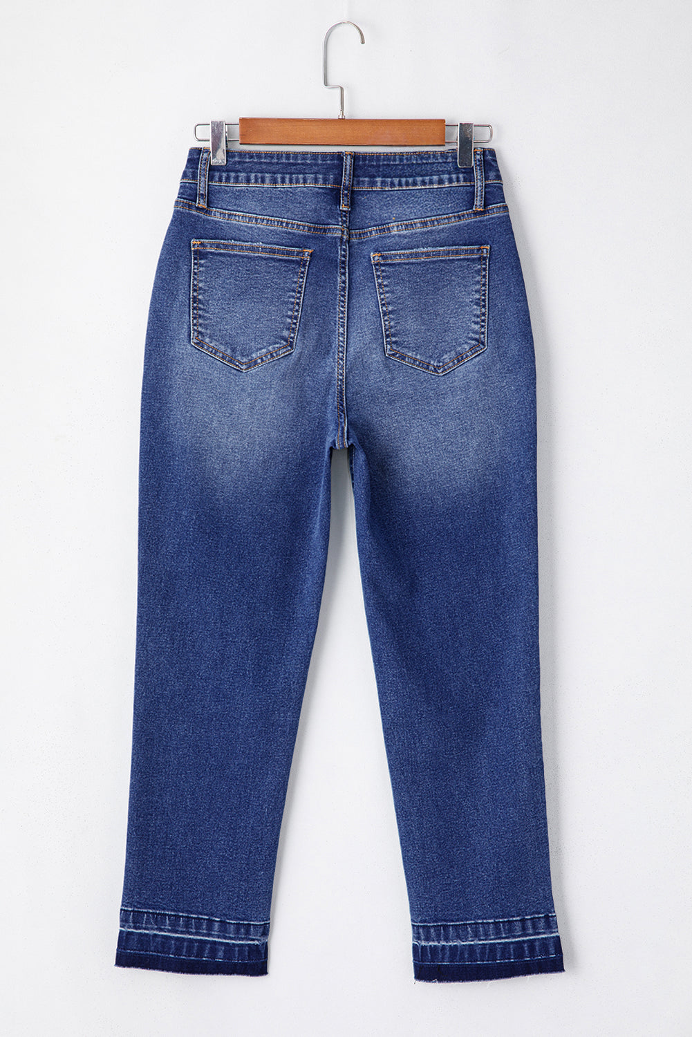 Mid rise cropped jeans styling view