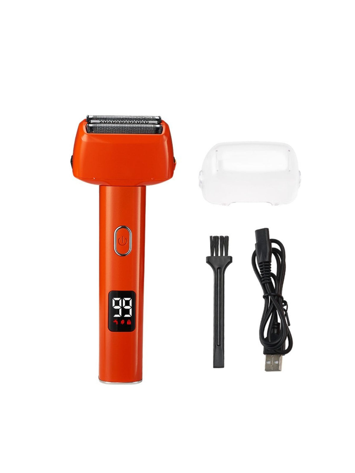 Foil shaver charging port