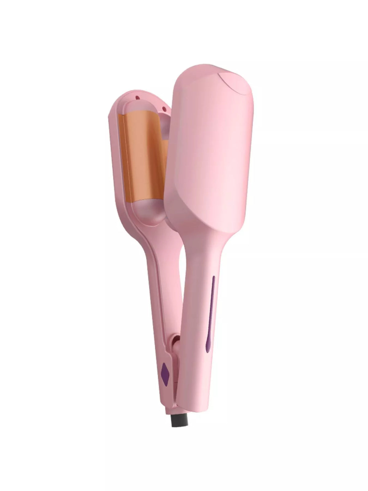 Curling iron control buttons detail