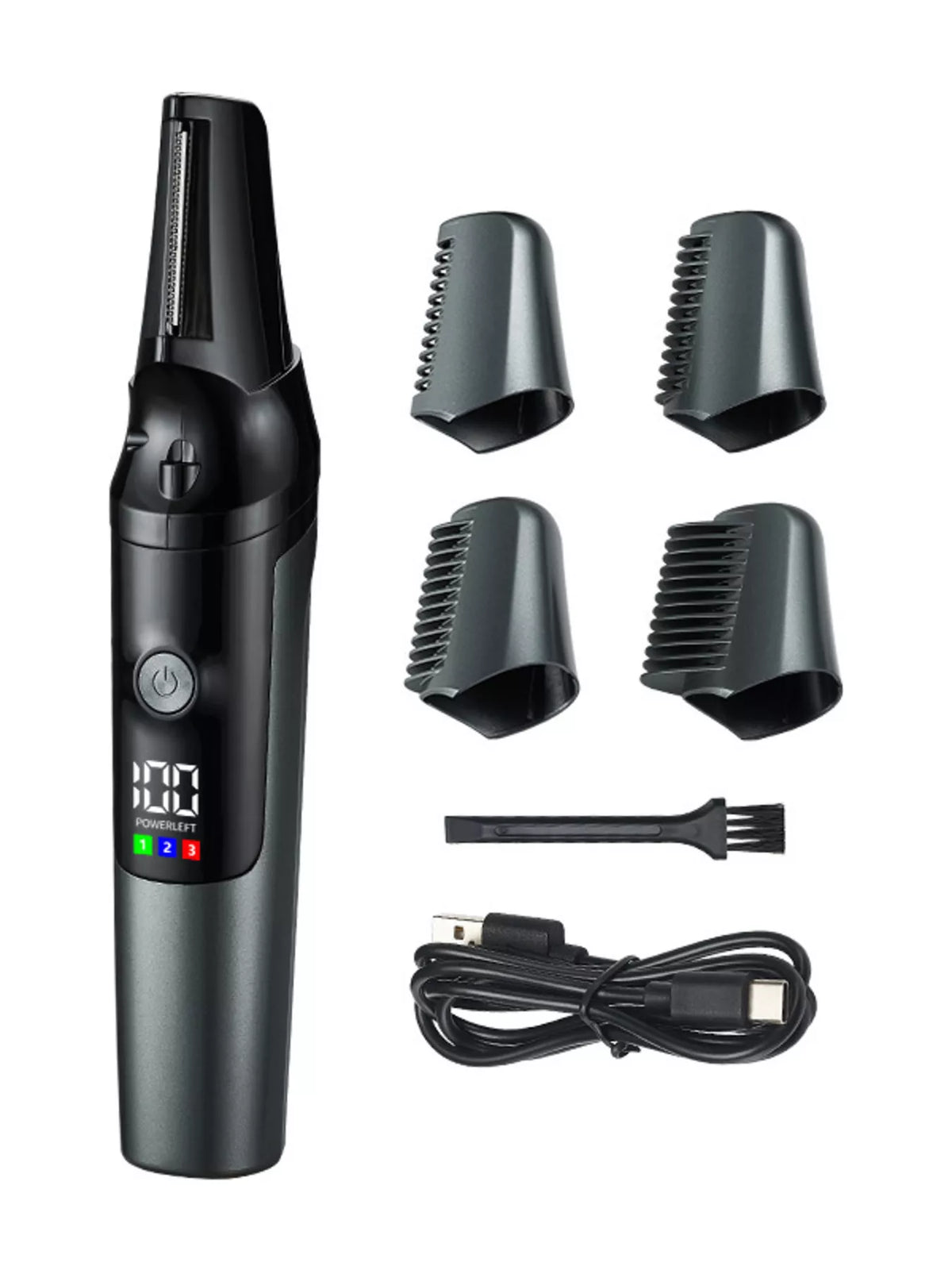 Hair trimmer blade head close up