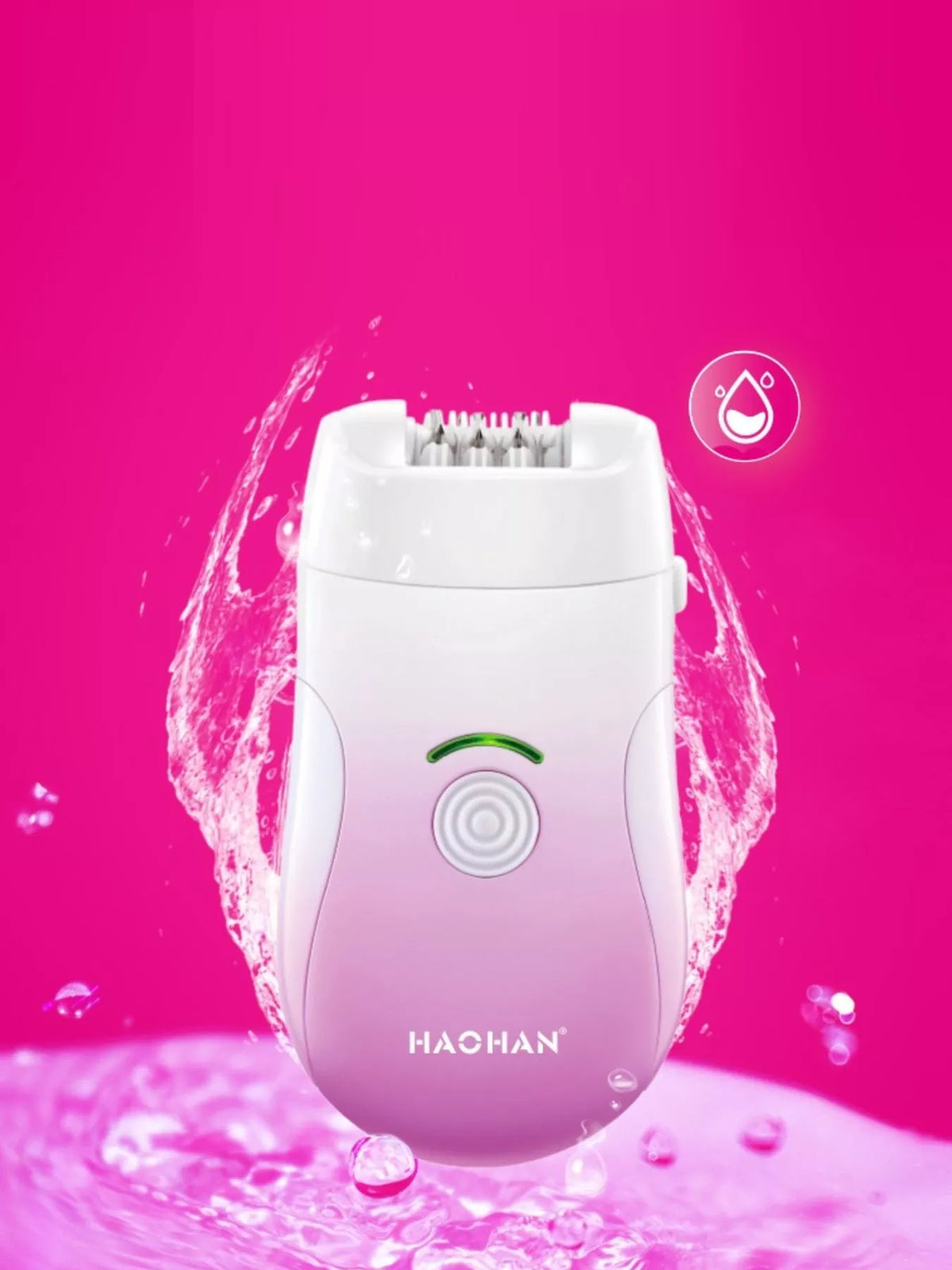 Epilator head attachments close up