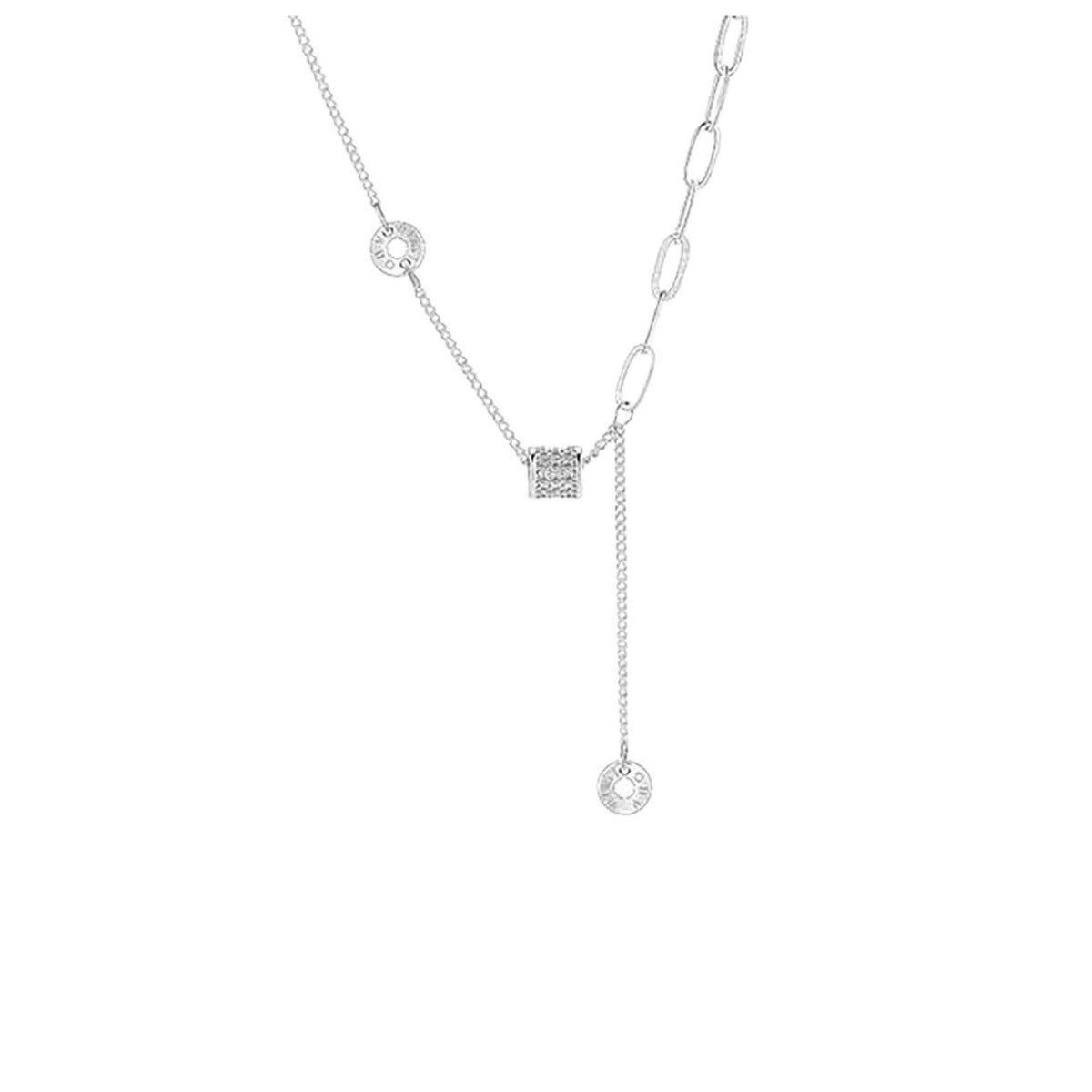 Pendant necklace clasp and extension chain
