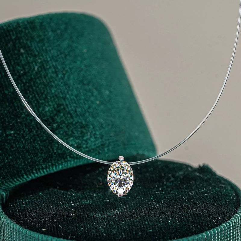 925 sterling silver pendant necklace front view