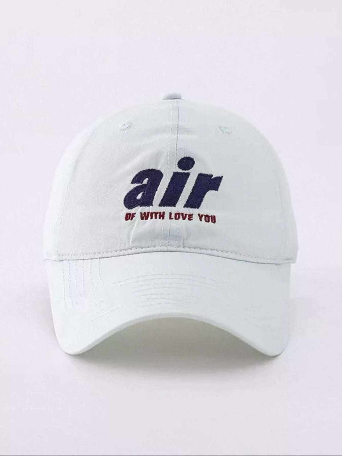 Embroidered cap shown in a further colourway