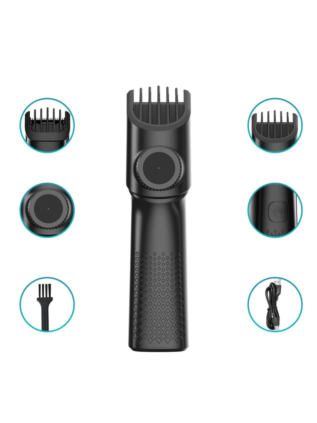 Cordless hair clipper with cutting guard