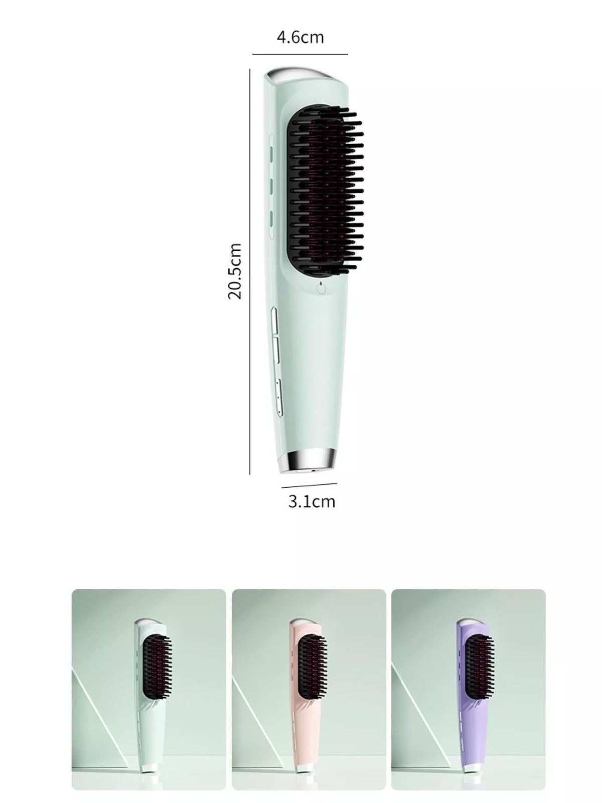 Straightening comb side profile