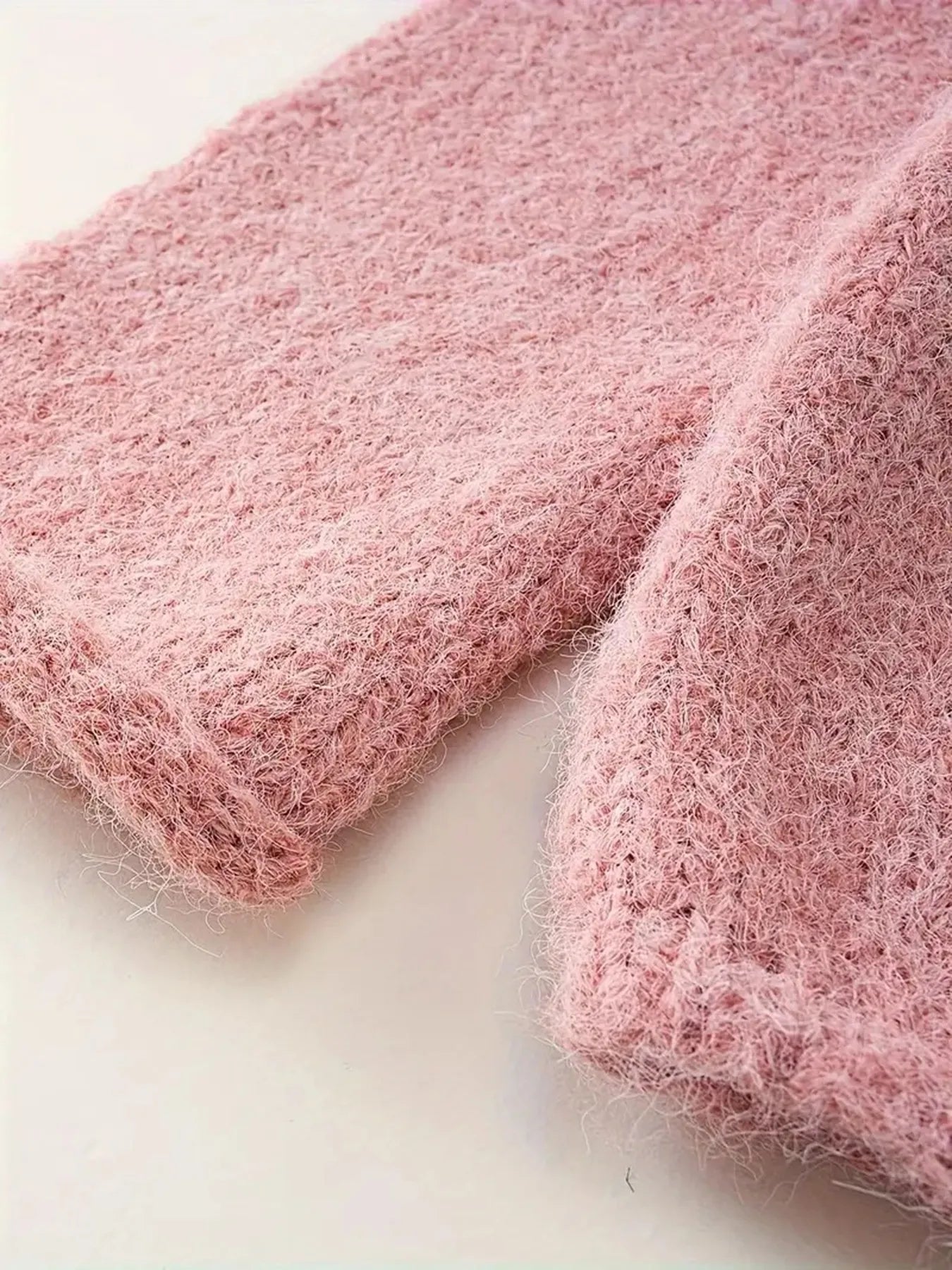 Oversized Round Neck Long Sleeve Sweater - Fashorio