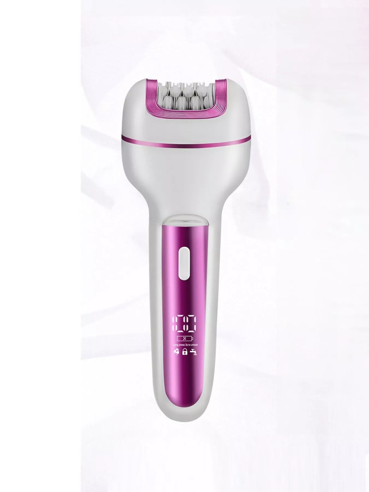 Waterproof epilator body detail