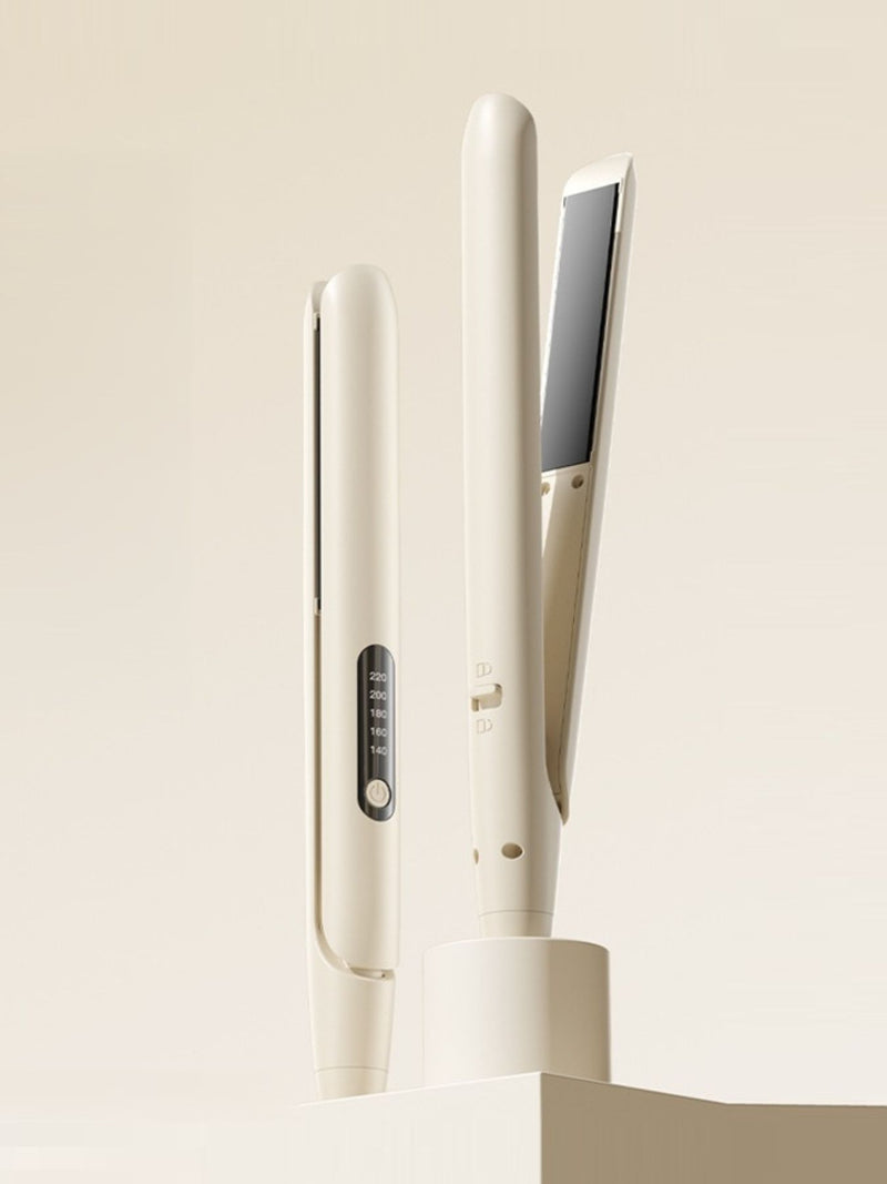 Cordless hair straightener front view