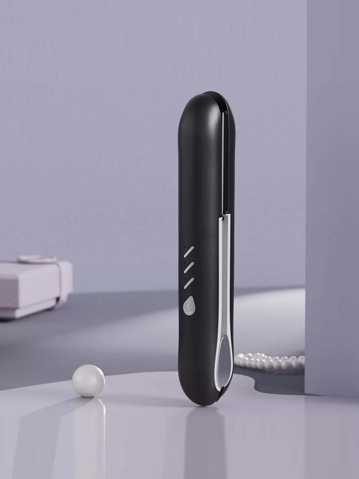 Straightener tip and rounded edge