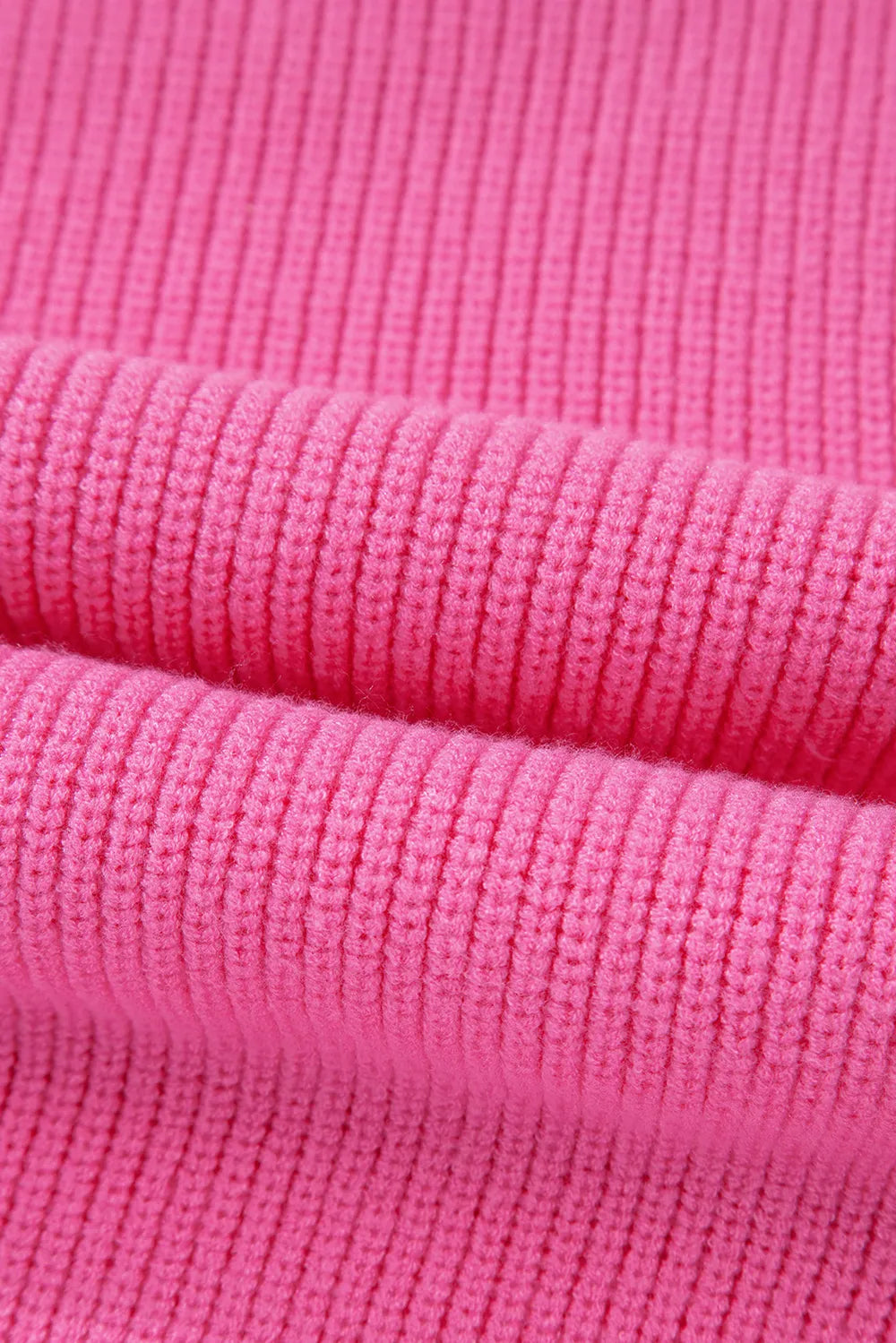 Western Horse Embroidered Round Neck Sweater in Fuchsia view 9