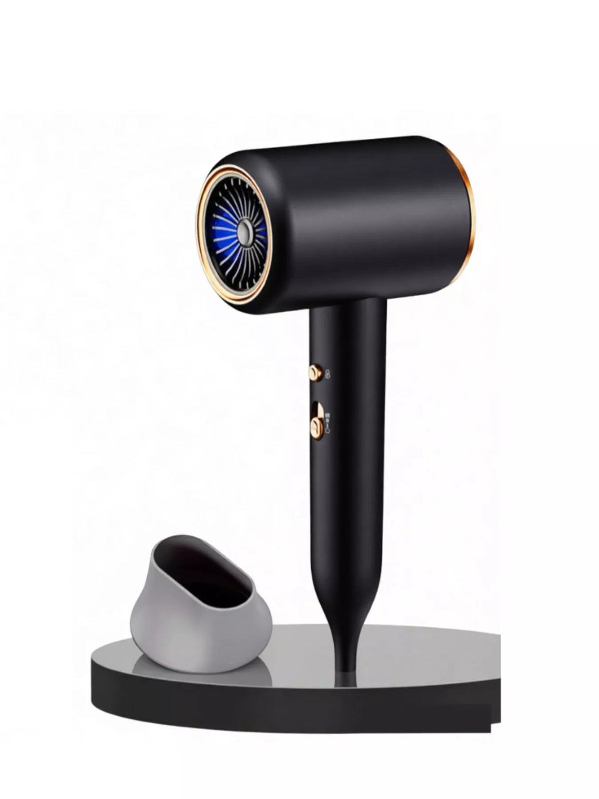 Hair dryer shown in white color