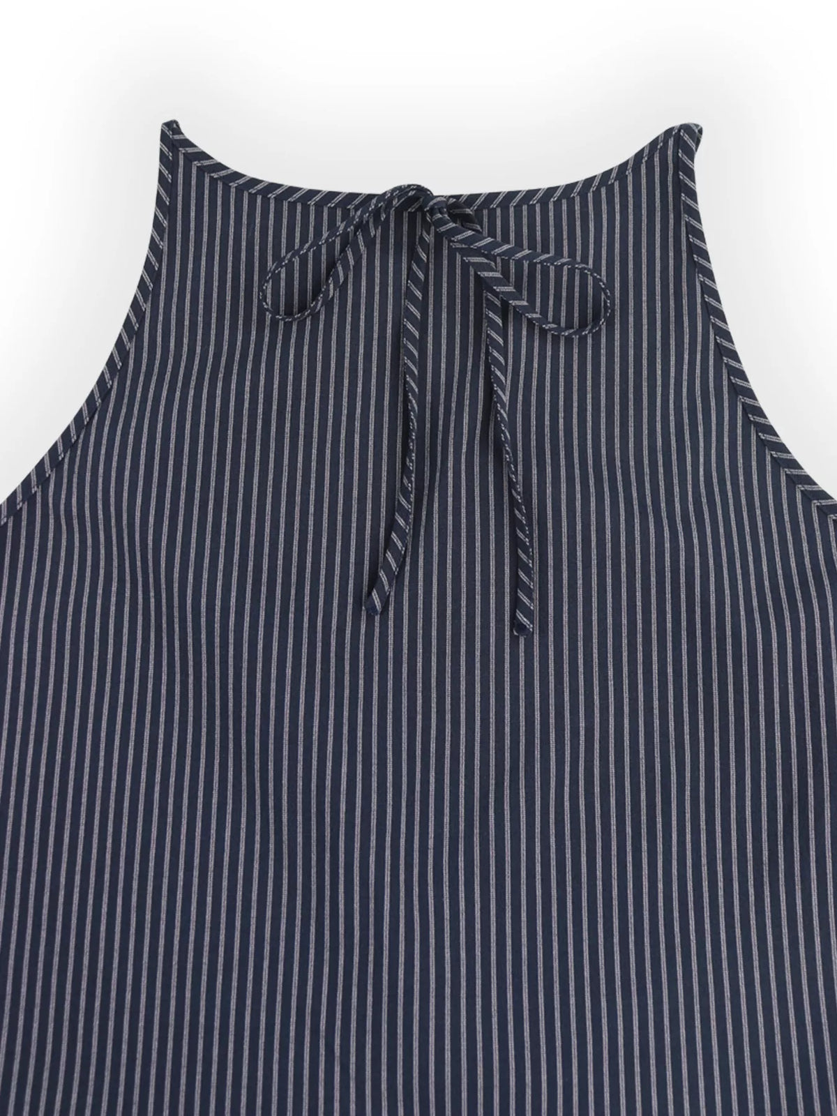 Striped Sleeveless Top and Wide Leg Pants Set, view 12