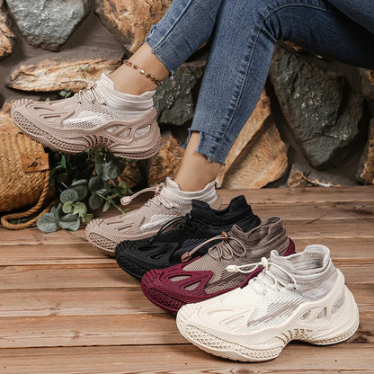 Lace Up Mesh Athletic - Fashorio