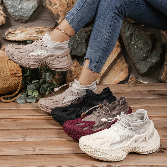 Lace Up Mesh Athletic - Fashorio