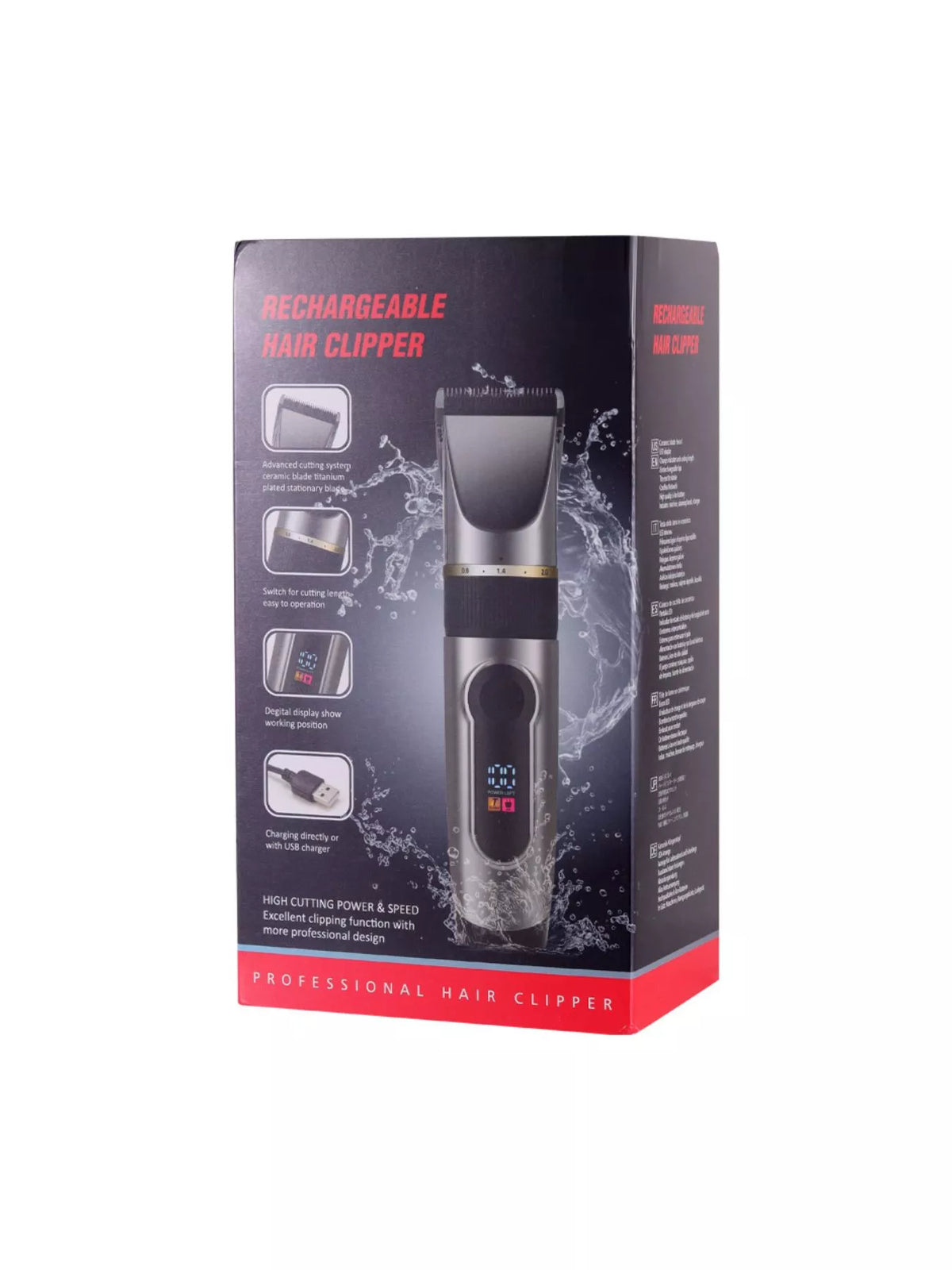 Clipper in use trimming hair