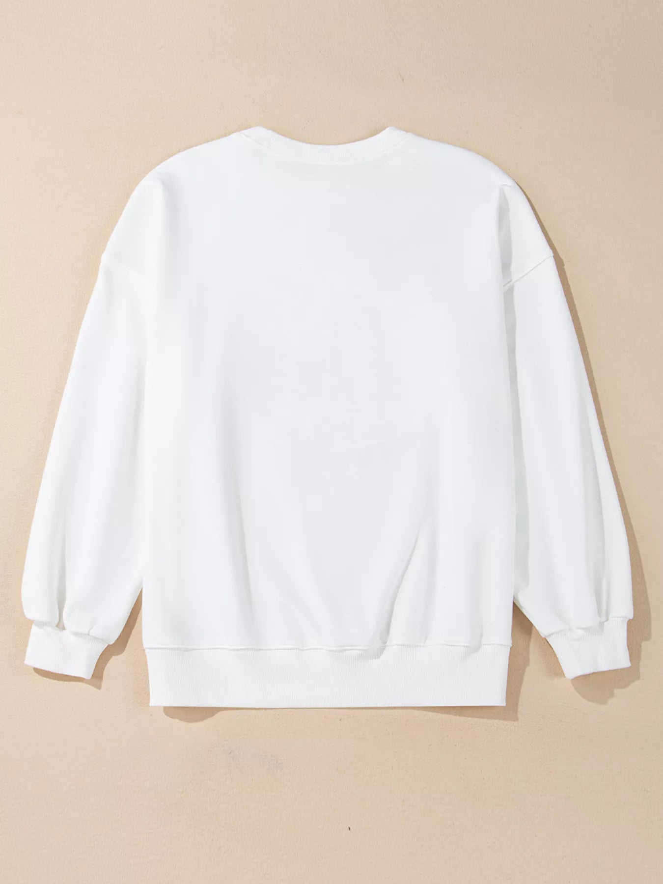 Halloween Pumpkin Patched Pattern Long Sleeve Sweatshirt - Fashorio