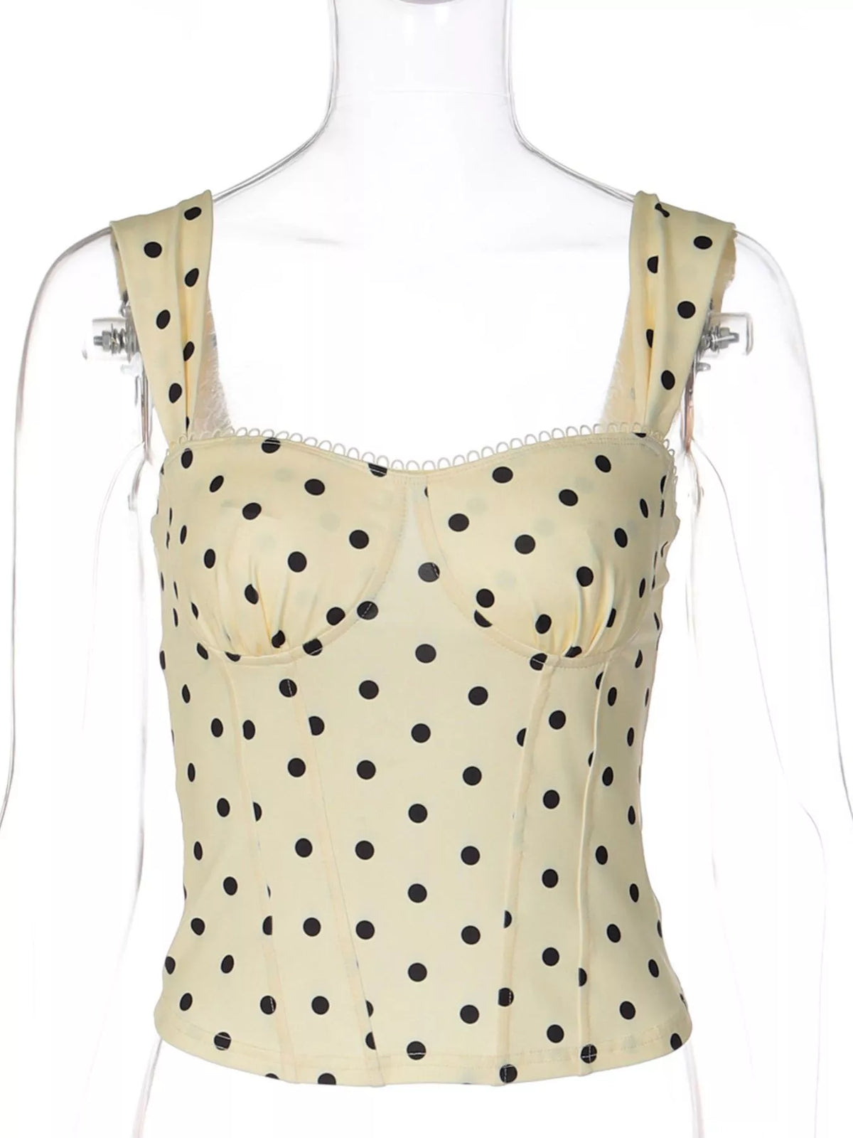 Sweetheart neckline tank shown in an alternate colourway