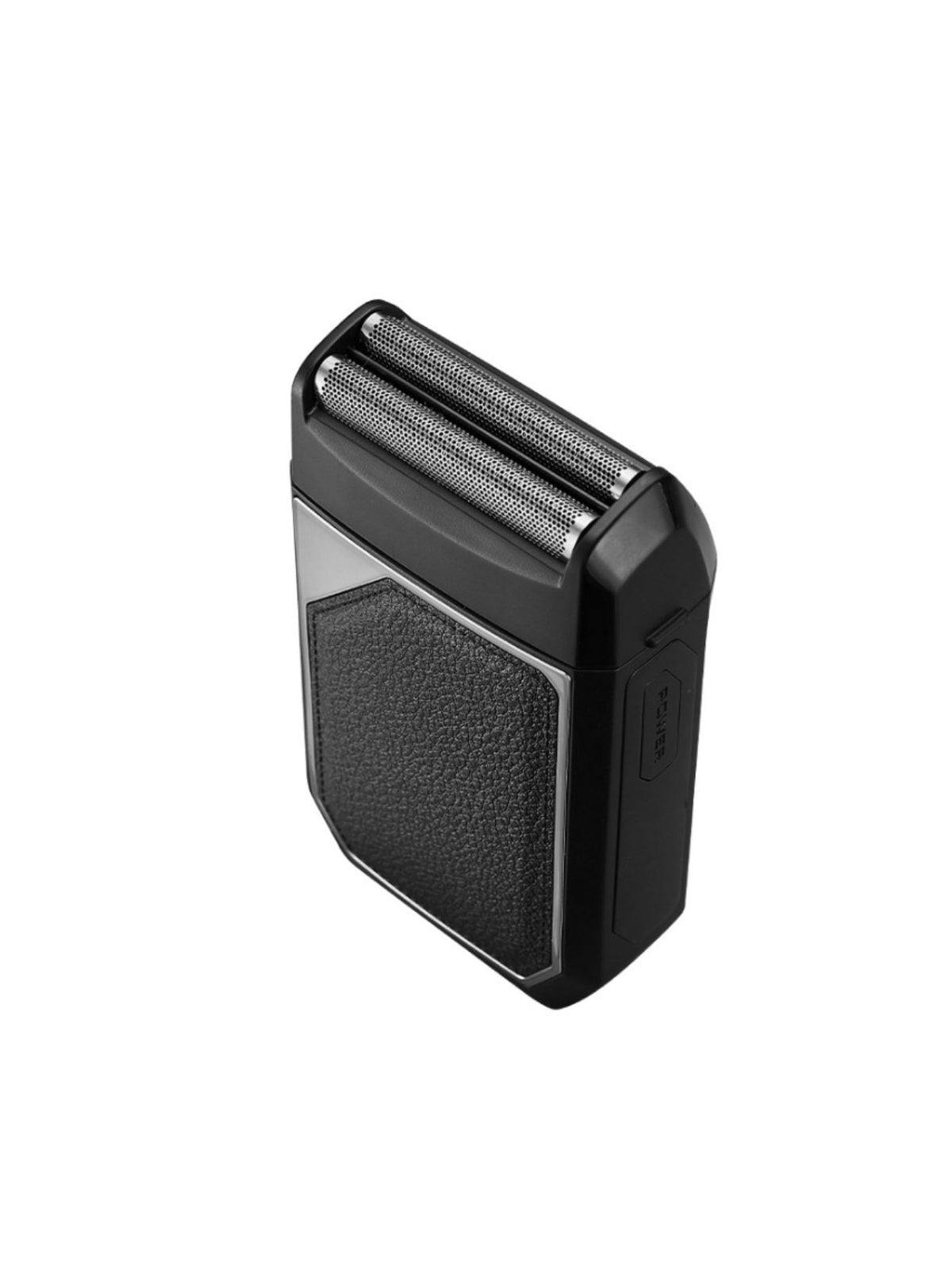Electric foil shaver side view