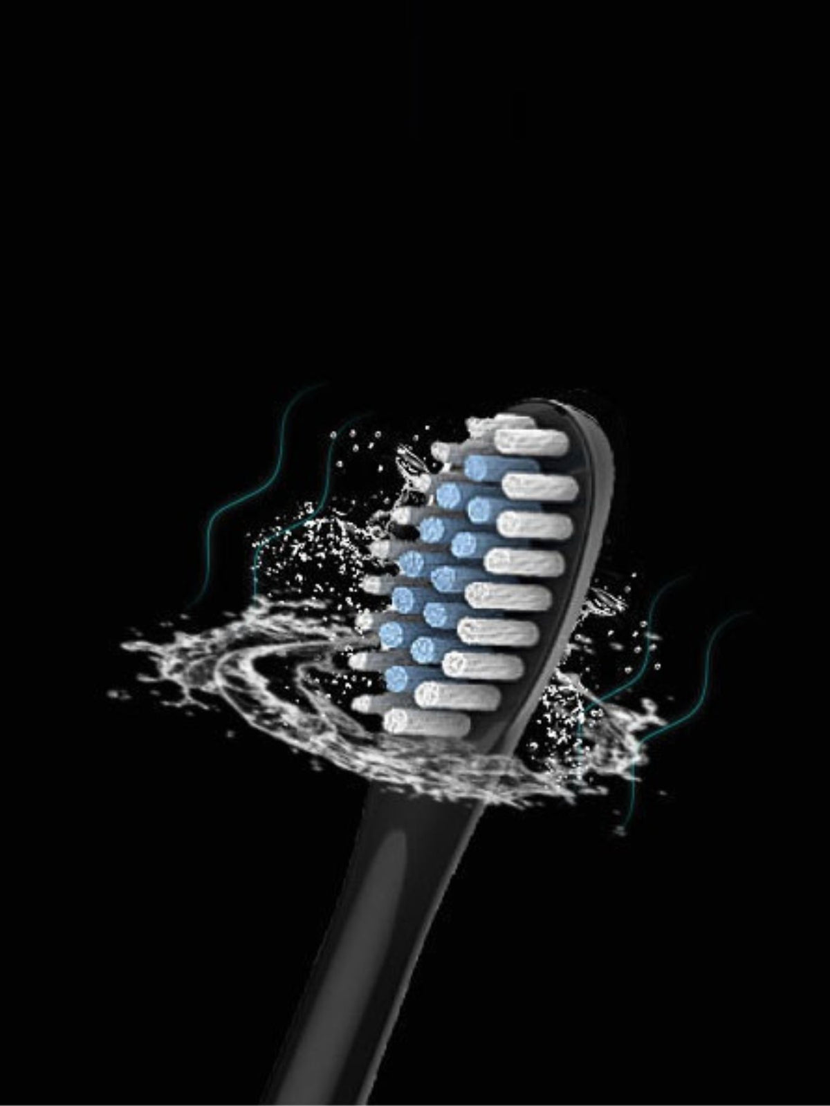 Electric toothbrush in three colors