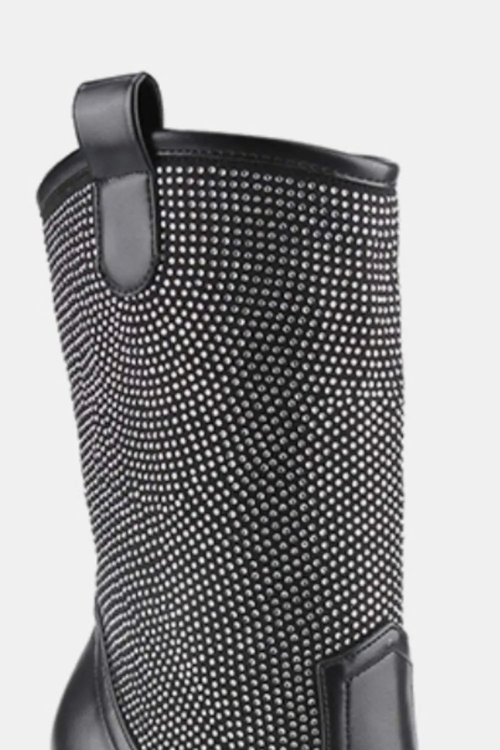 Rhinestone western cowboy boots side profile