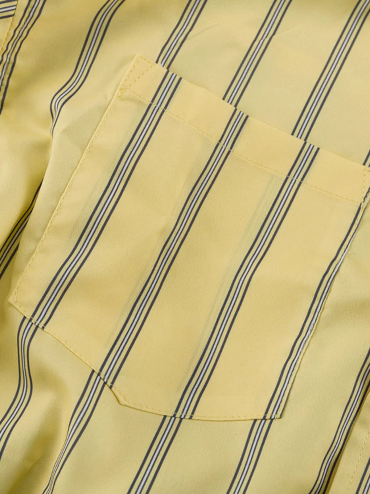 Striped Button Up Shirt and Shorts Set, view 11
