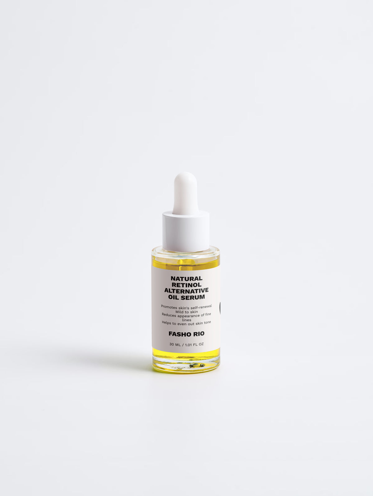 Retinol alternative serum oil texture swatch