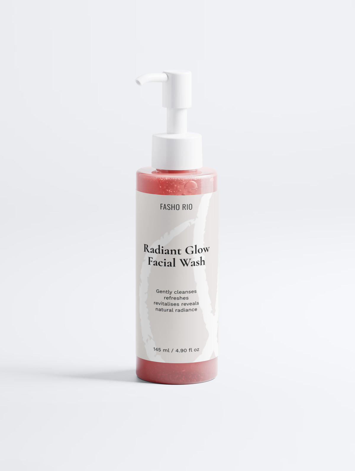 Radiant Glow Facial Wash bottle for normal and oily skin