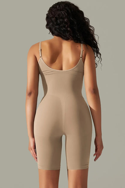 Spaghetti Strap Active Romper - Fashorio