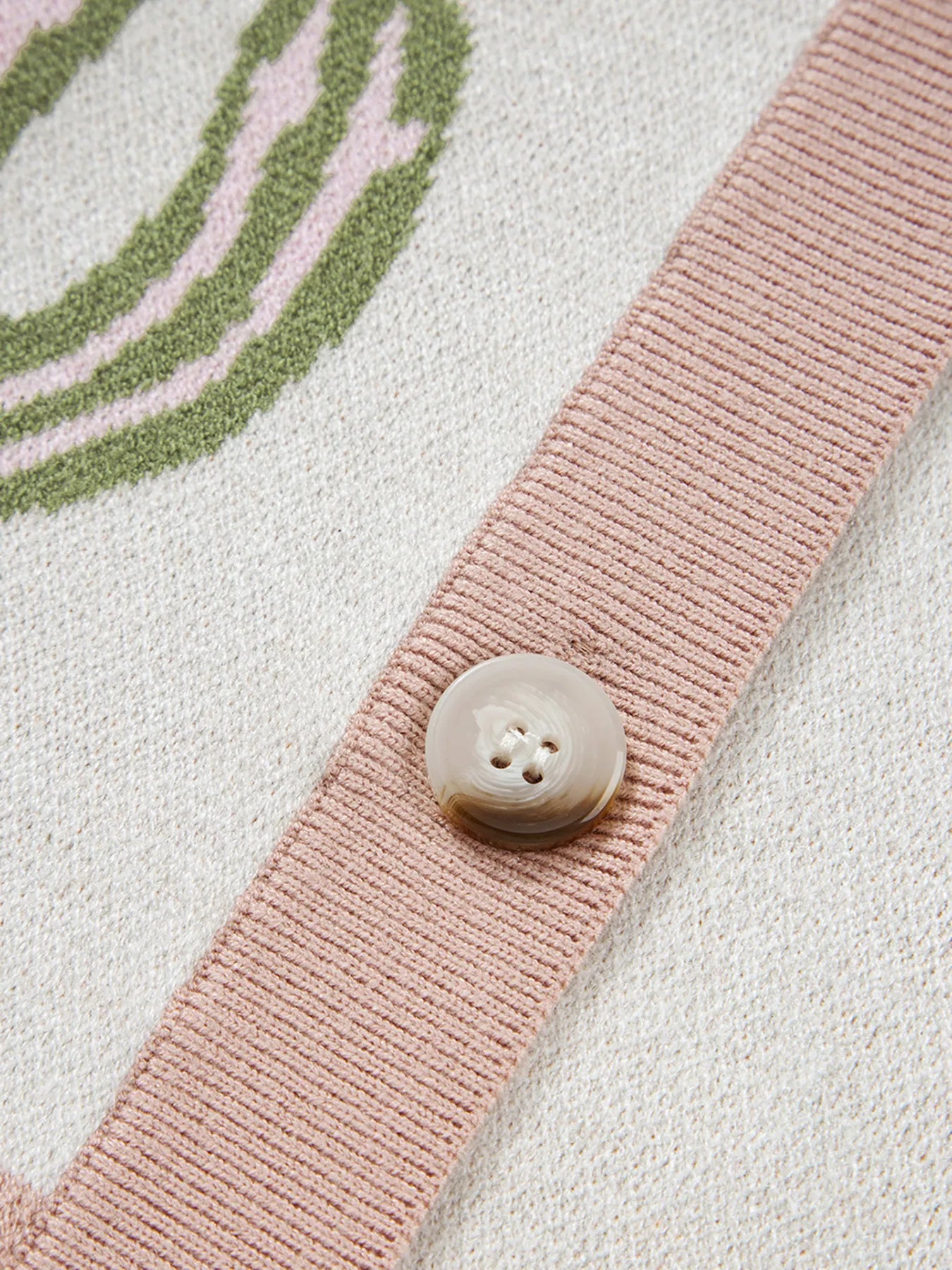 Desert Cactus Buttoned Front Sweater Cardigan - Fashorio