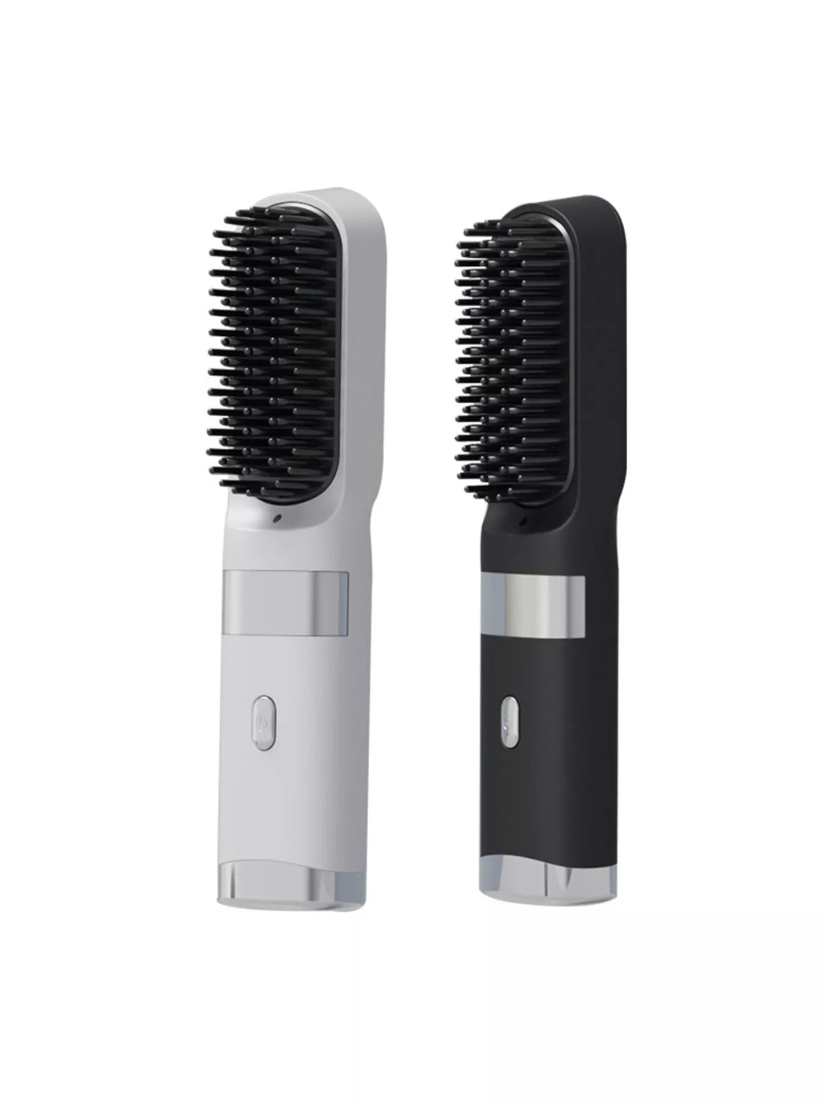 Portable heated straightening comb front view
