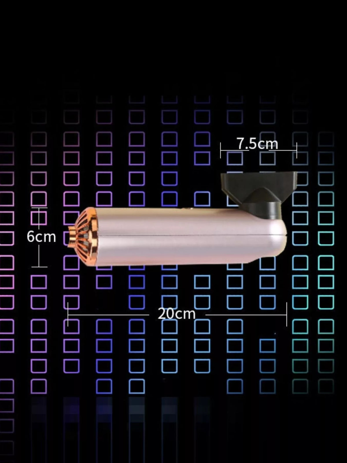 Hair dryer nozzle close up