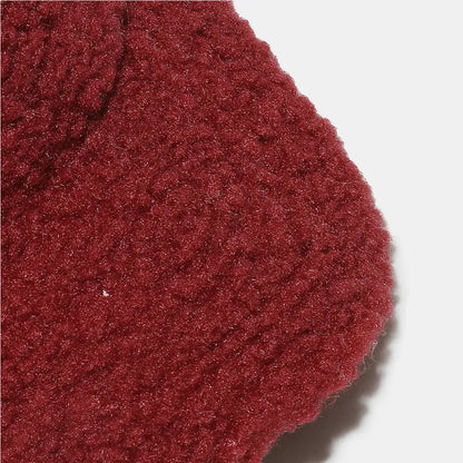 Sherpa Letter H Embroidered Cap - Fashorio
