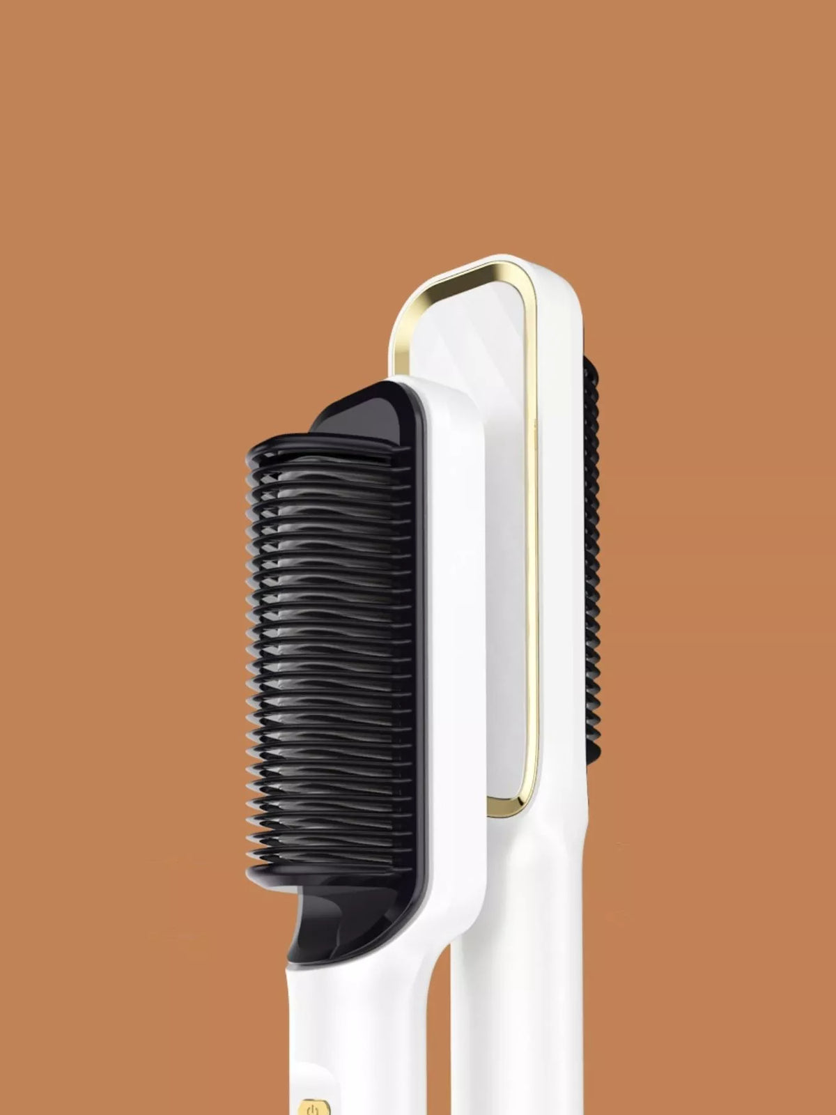 Rose gold straightening comb
