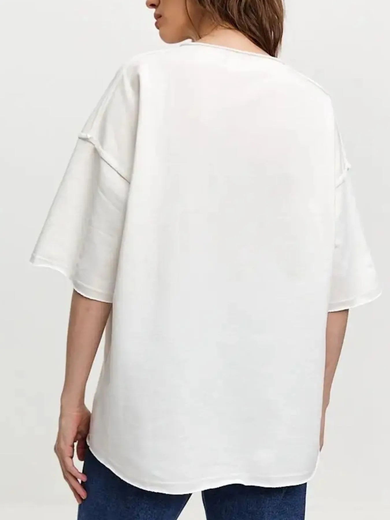 Round Neck Half Sleeve T-Shirt - Fashorio
