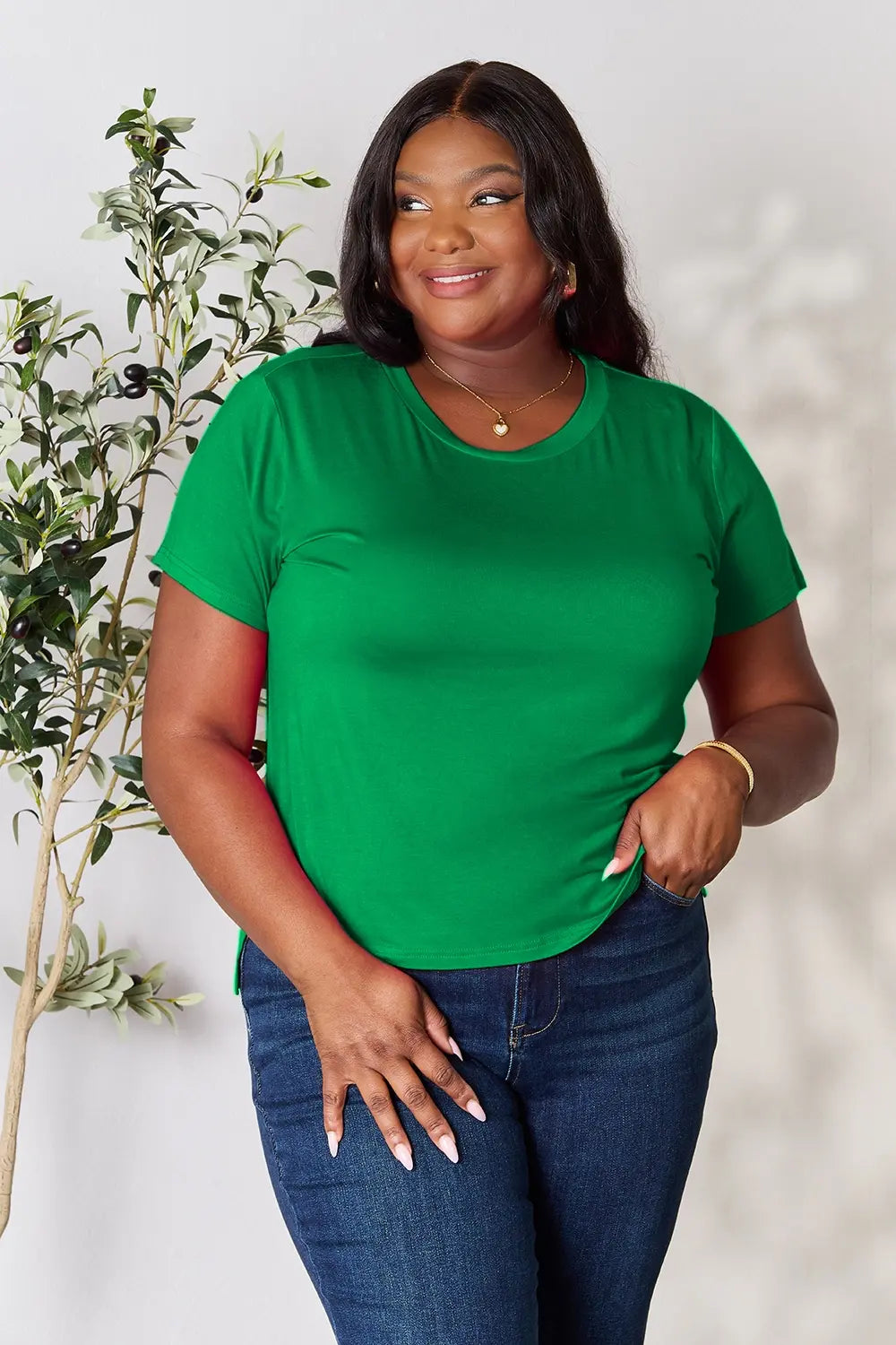 Round Neck Short Sleeve Top, view 24