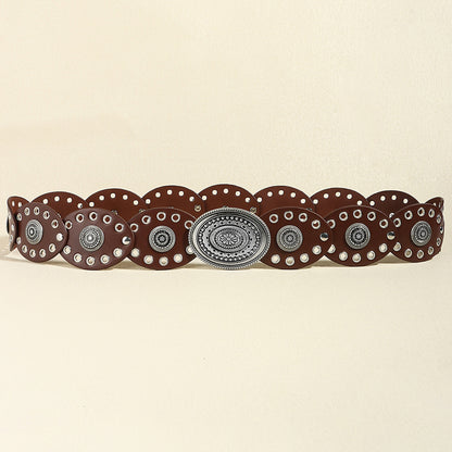 Oval PU Belt - Fashorio