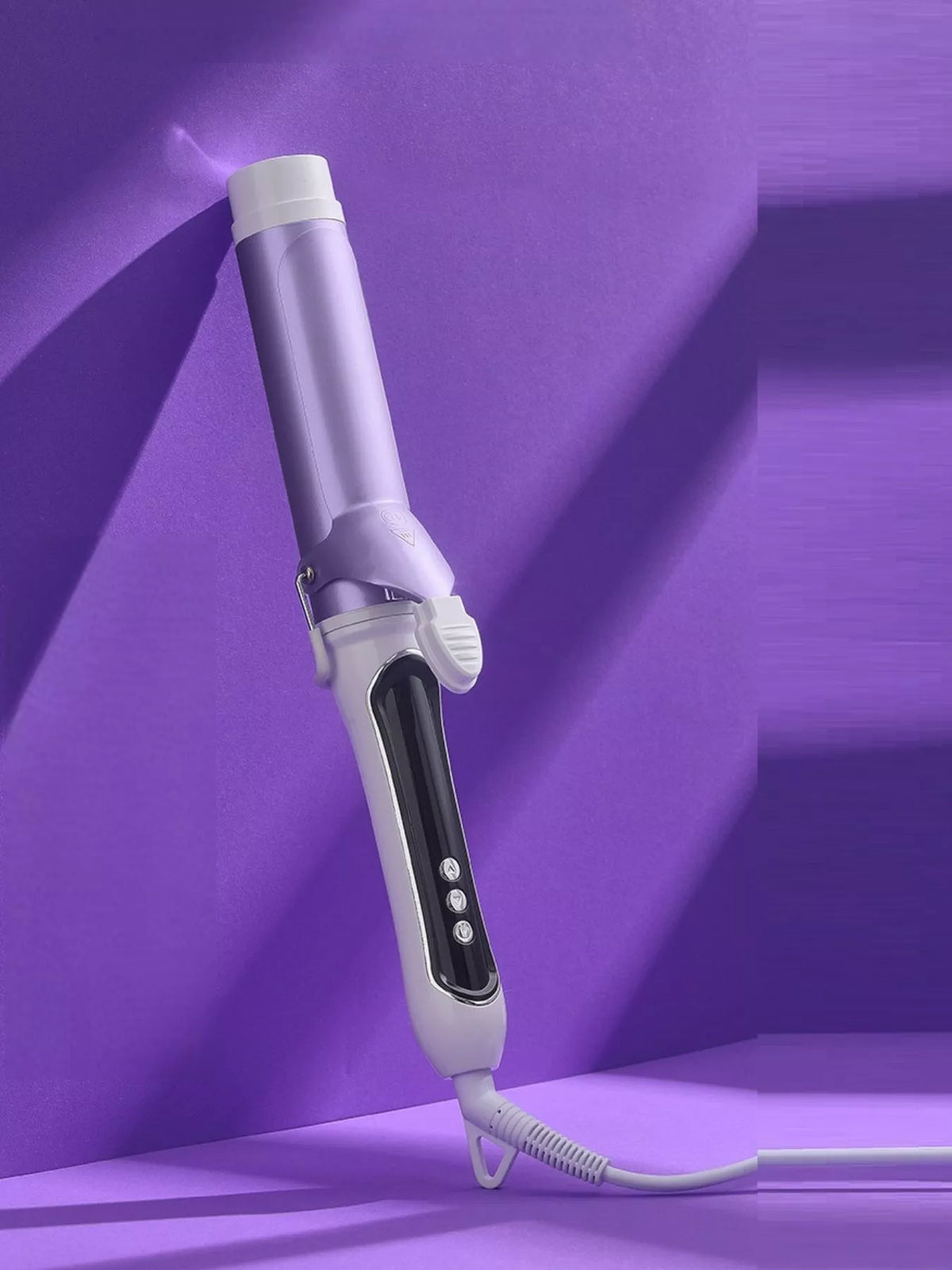 Curling iron shown upright