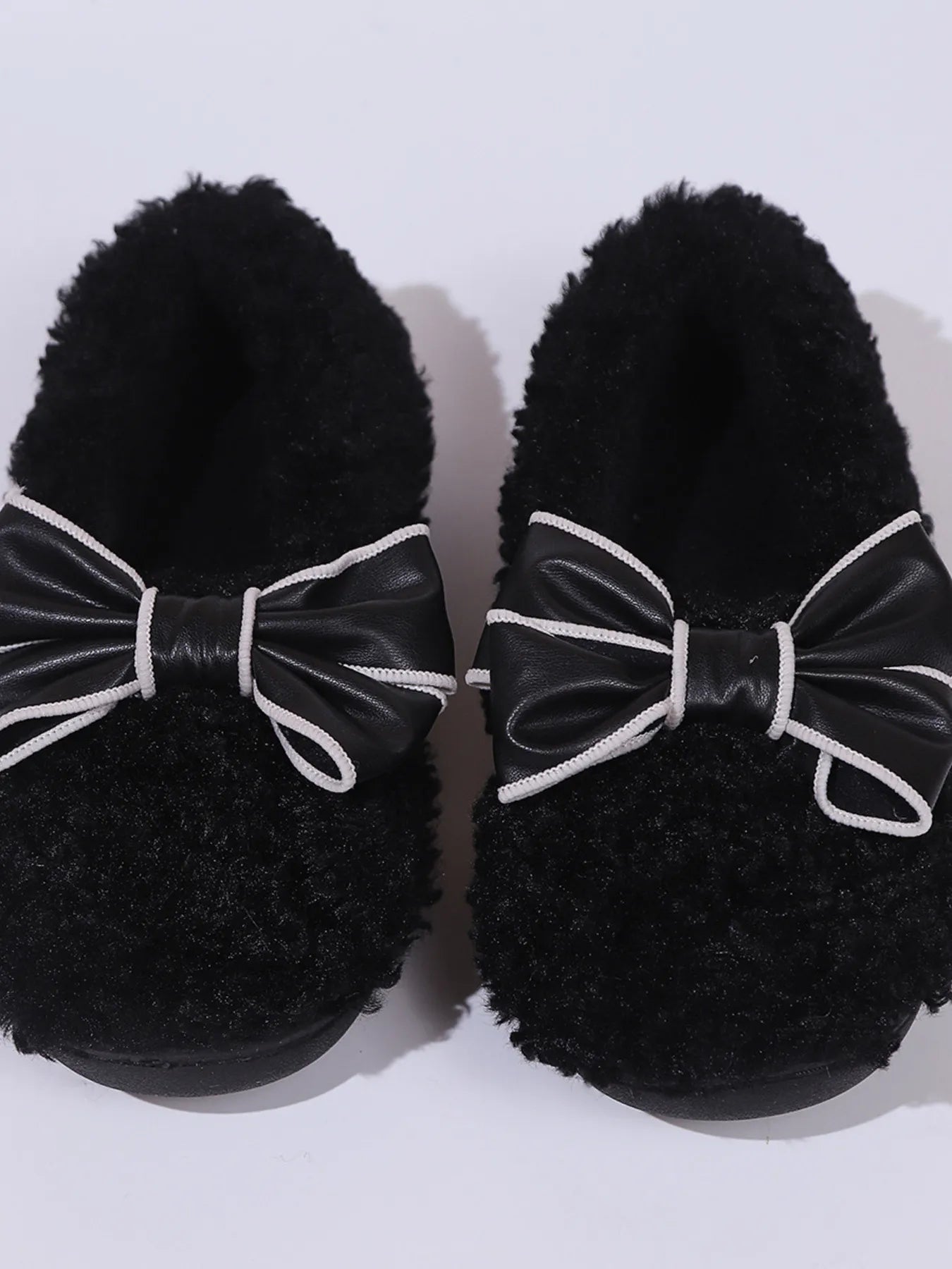 Cozy Bow-Knot Fluffy Indoor Slippers - Fashorio