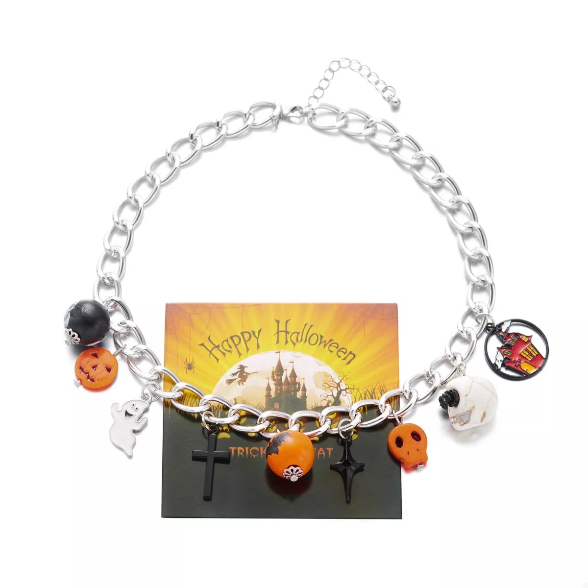 Halloween Charm Chain Necklace - Fashorio