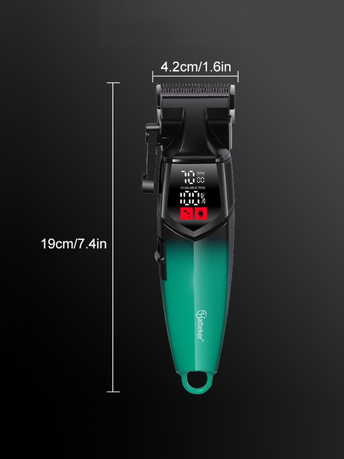 Hair clipper with guide comb attachments