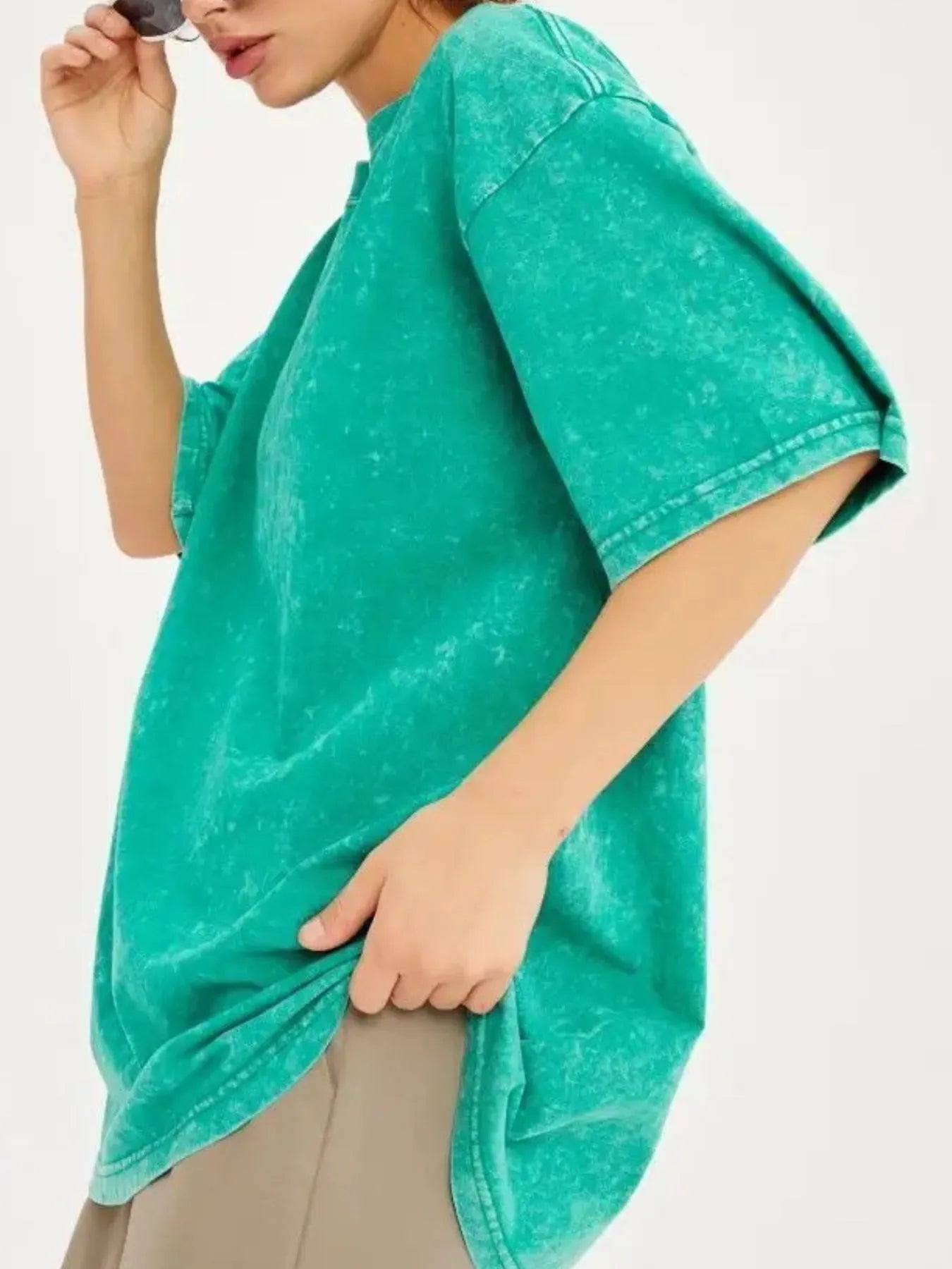 Round Neck Short Sleeve T-Shirt - Fashorio